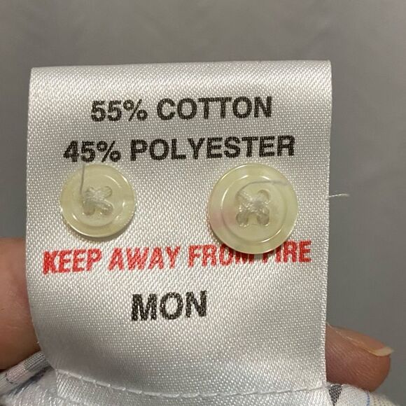 Men’s Ben Sherman Horizontal Striped Button Down Size Large - Picture 6 of 10